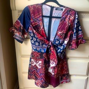 Multi Print Romper